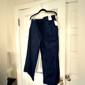 New with Tags JCrew Rayner Wide legged  Jeans size 31